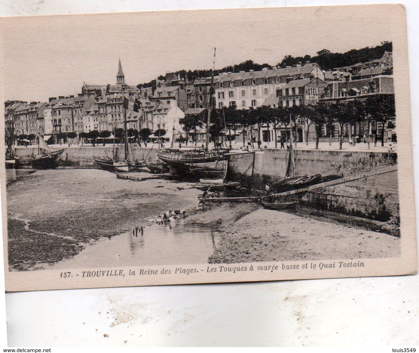 Trouville -  La  Reine  Des  Plages -   Les  Touques  à  Marée  Basse  Tostain. - Caen