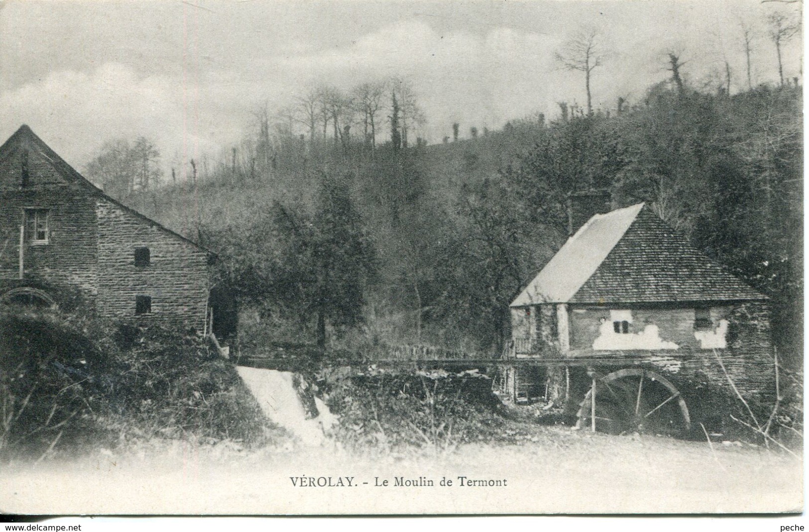 N°1643 R -cp Verolay -le Moulin De Termont- - Water Mills