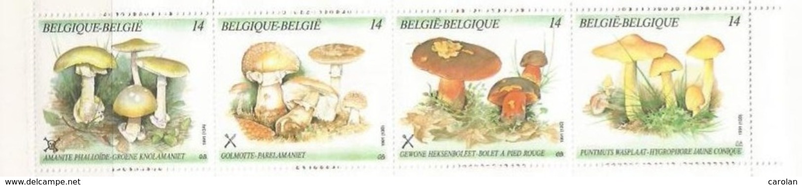 Postzegelboekjes B21 **. Natuur. Paddestoelen - Unclassified