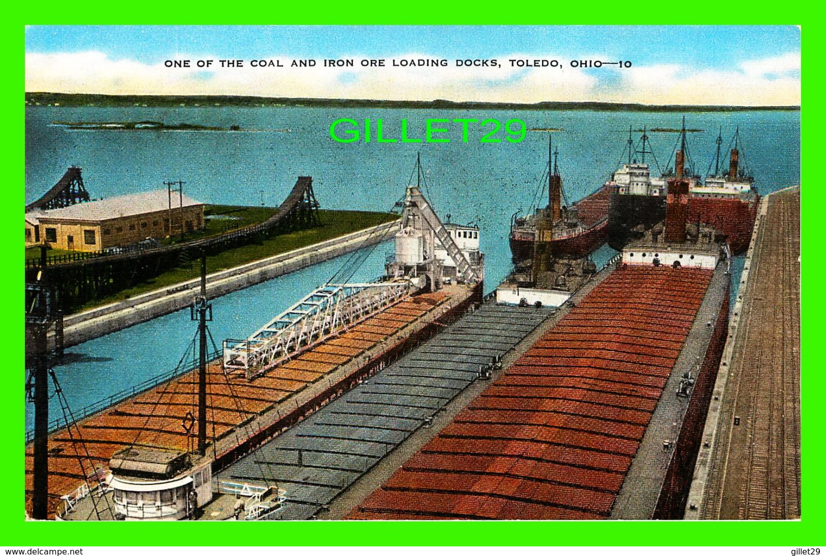 TOLEDO, OH - ONE OF THE COAL AND IRON ORE LOADING DOCKS - - Toledo