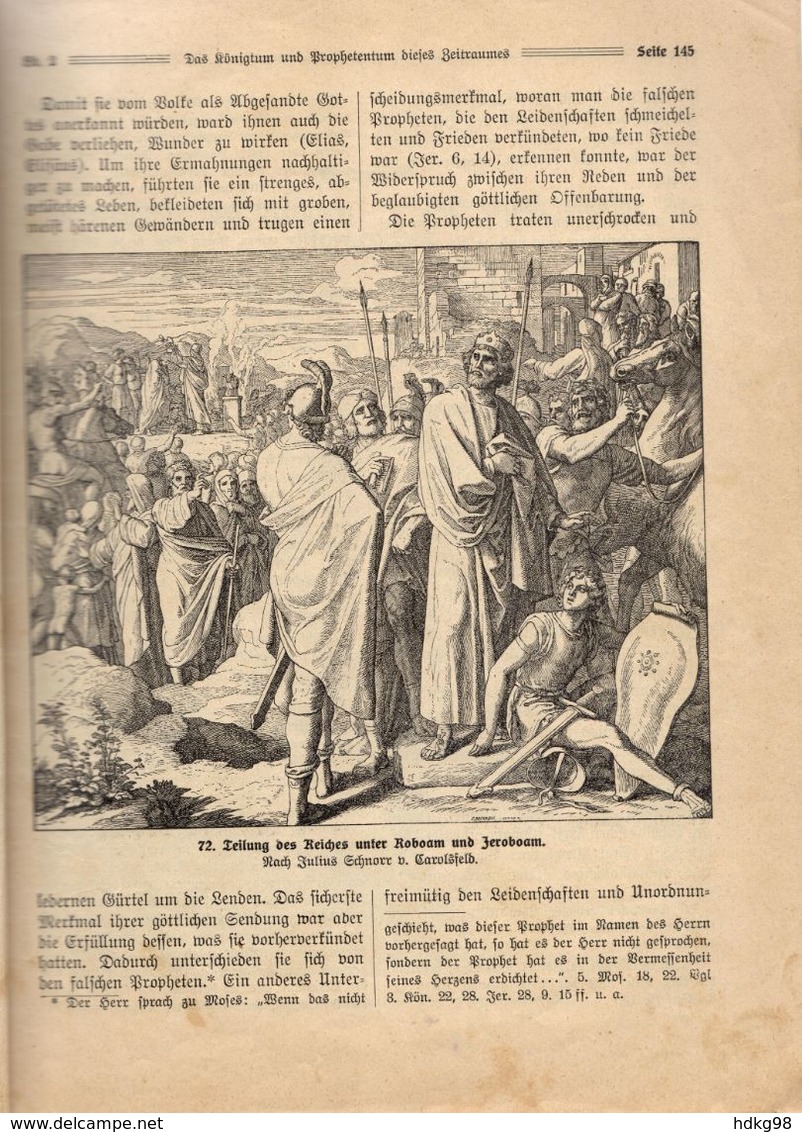 ZXB 1915 Die Heilige Schrift. Geschichte Des Alten Bundes. 6. Lieferung - 1915 - Giudaismo