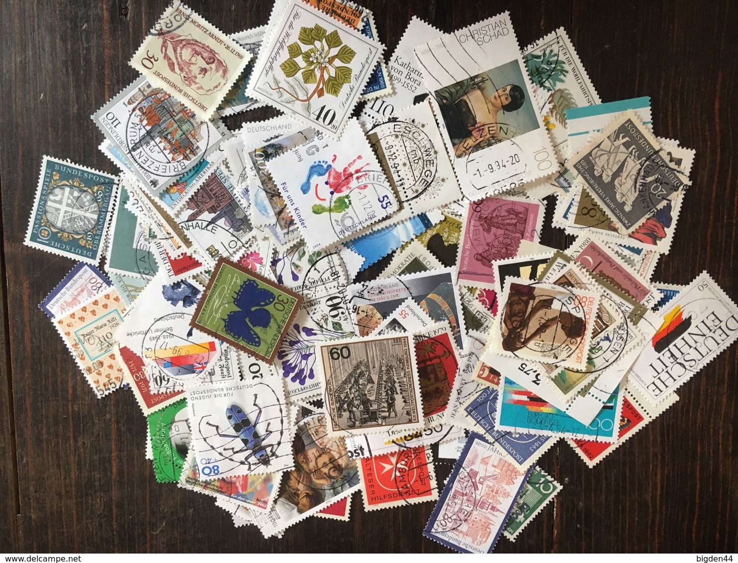 Lot 1000 Timbres Choisis Chosen Stamps Allemagne Deutschland Germany BRD - Lots & Kiloware (min. 1000 Stück)