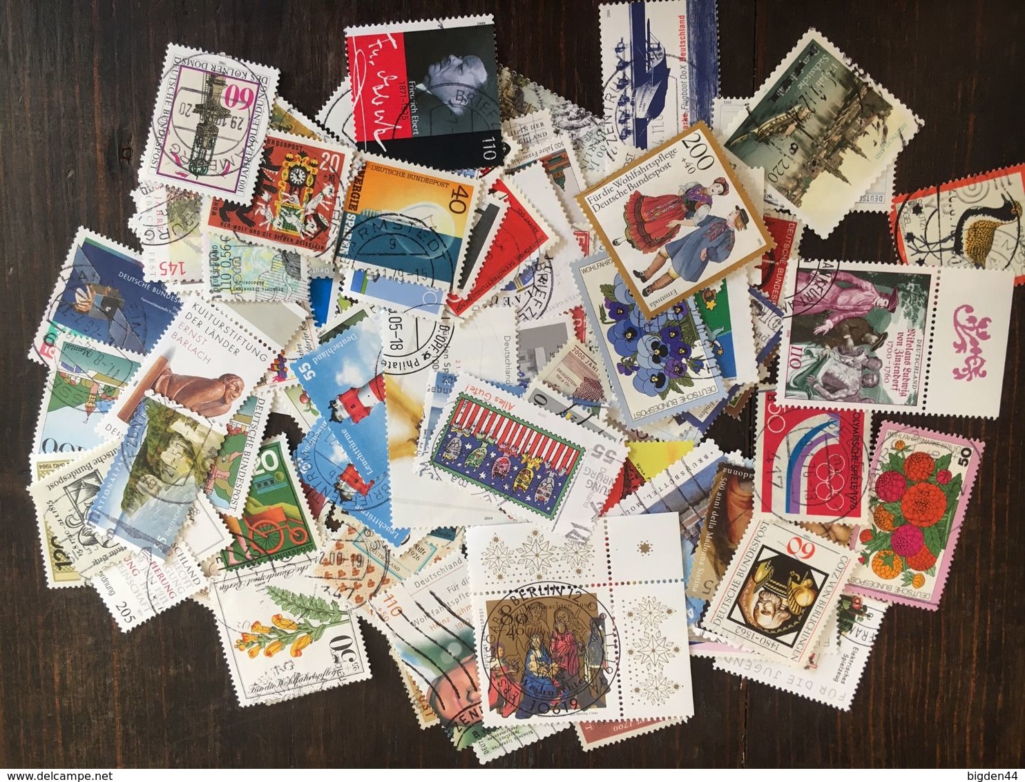 Lot 1000 timbres choisis chosen stamps Allemagne Deutschland Germany BRD