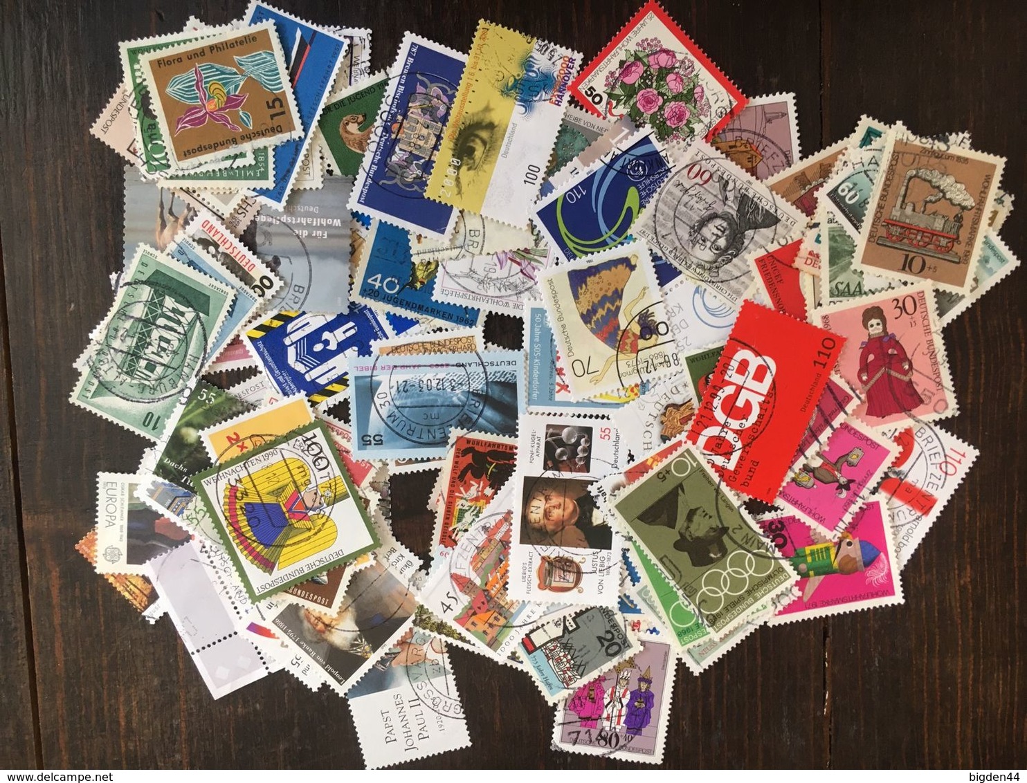 Lot 1000 timbres choisis chosen stamps Allemagne Deutschland Germany BRD