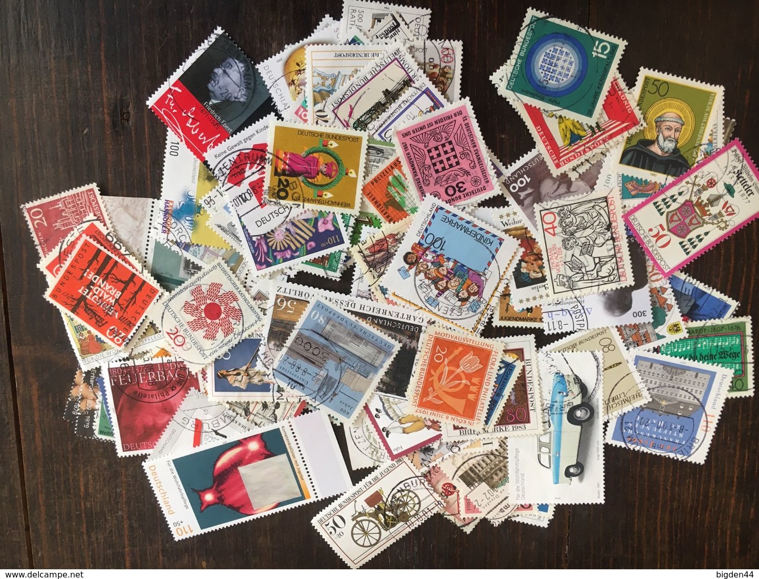 Lot 1000 timbres choisis chosen stamps Allemagne Deutschland Germany BRD