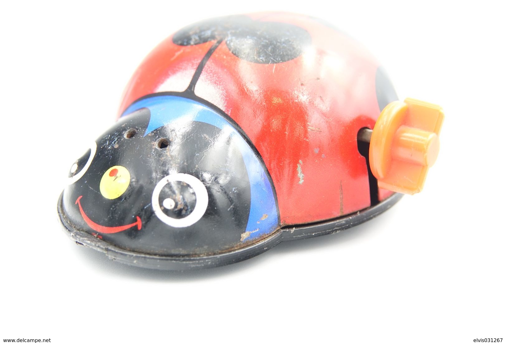 Vintage TIN TOY : Maker YONE YONEYA - LADY BUG - 11 Cm - JAPAN - 1960's - - Collectors Et Insolites - Toutes Marques