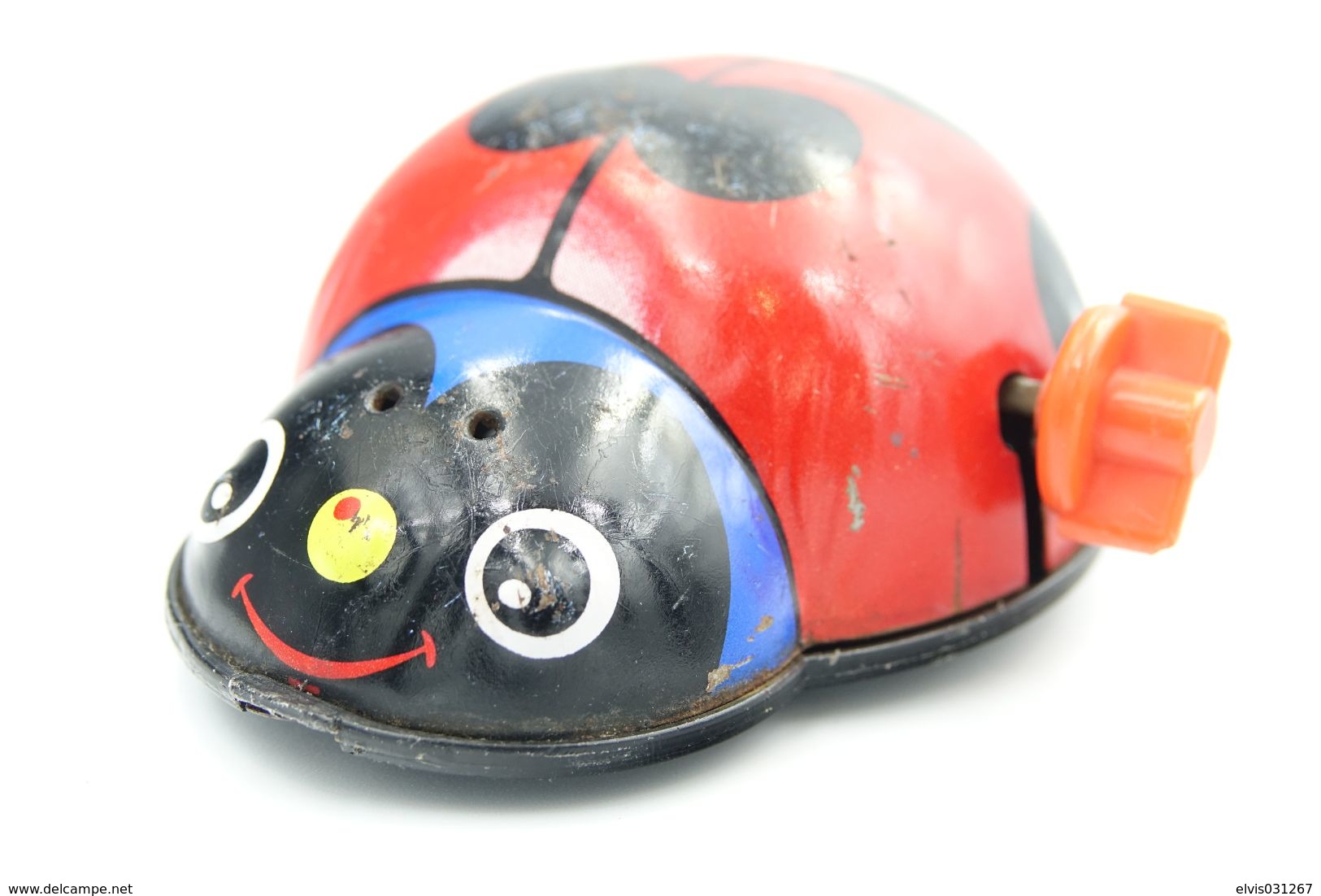 Vintage TIN TOY : Maker YONE YONEYA - LADY BUG - 11 Cm - JAPAN - 1960's - - Collectors Et Insolites - Toutes Marques