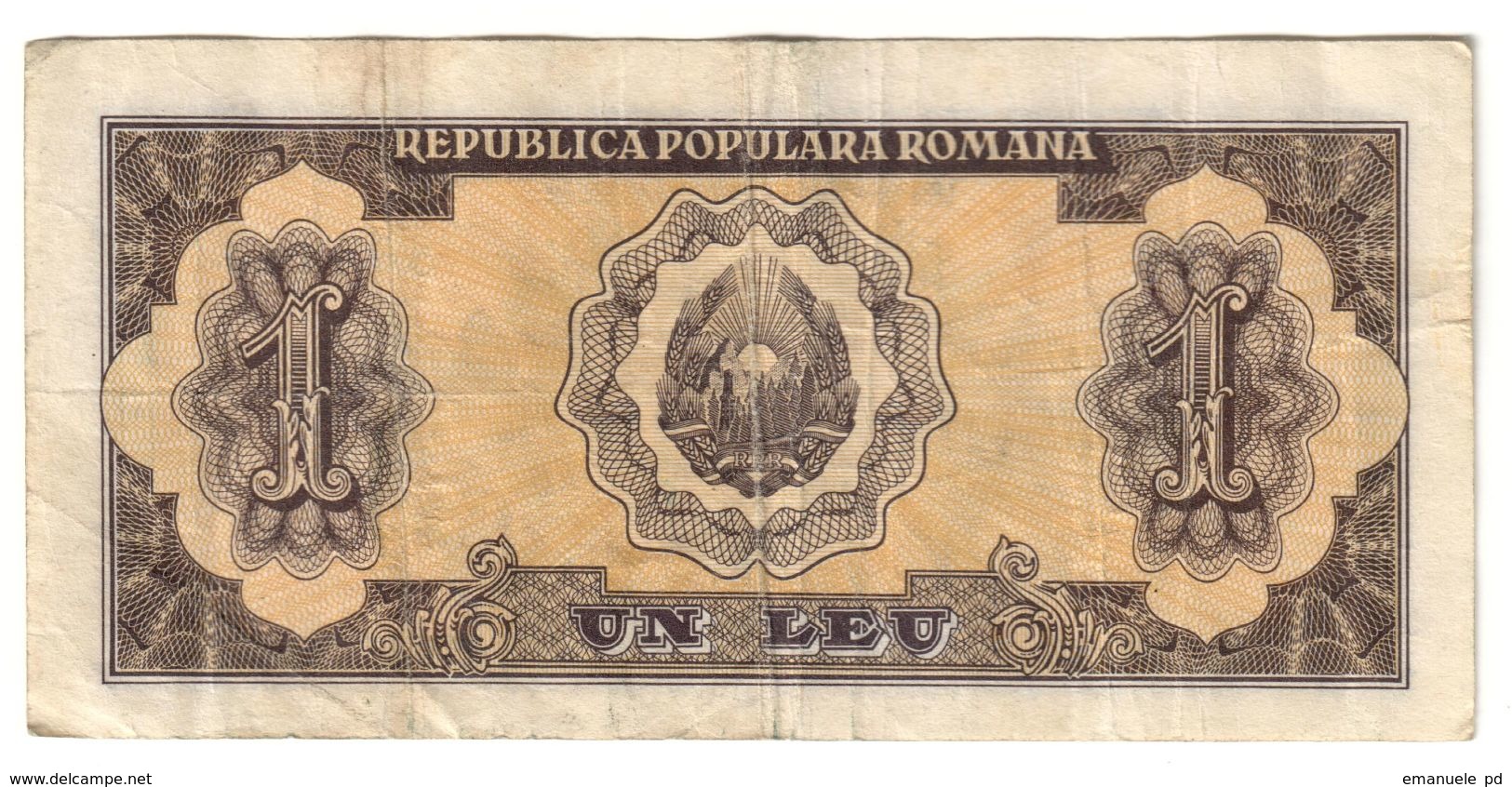 Romania 1 Leu 1952 - Romania