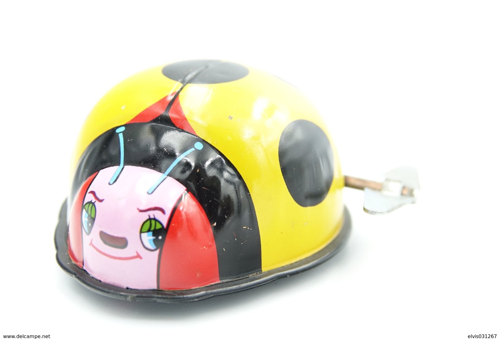 Vintage TIN TOY : Maker HERO TOY - LADY BUG - 7 Cm - JAPAN - 1970-85's - - Collectors & Unusuals - All Brands