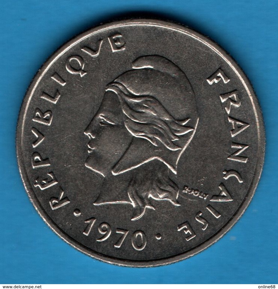 NOUVELLE CALÉDONIE 20 FRANCS 1970 - Nouvelle-Calédonie