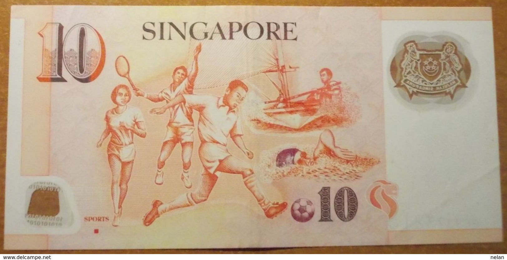 SINGAPORE  10 DOLLARS  2009 P-48c  Xf+  Polymer - Singapur