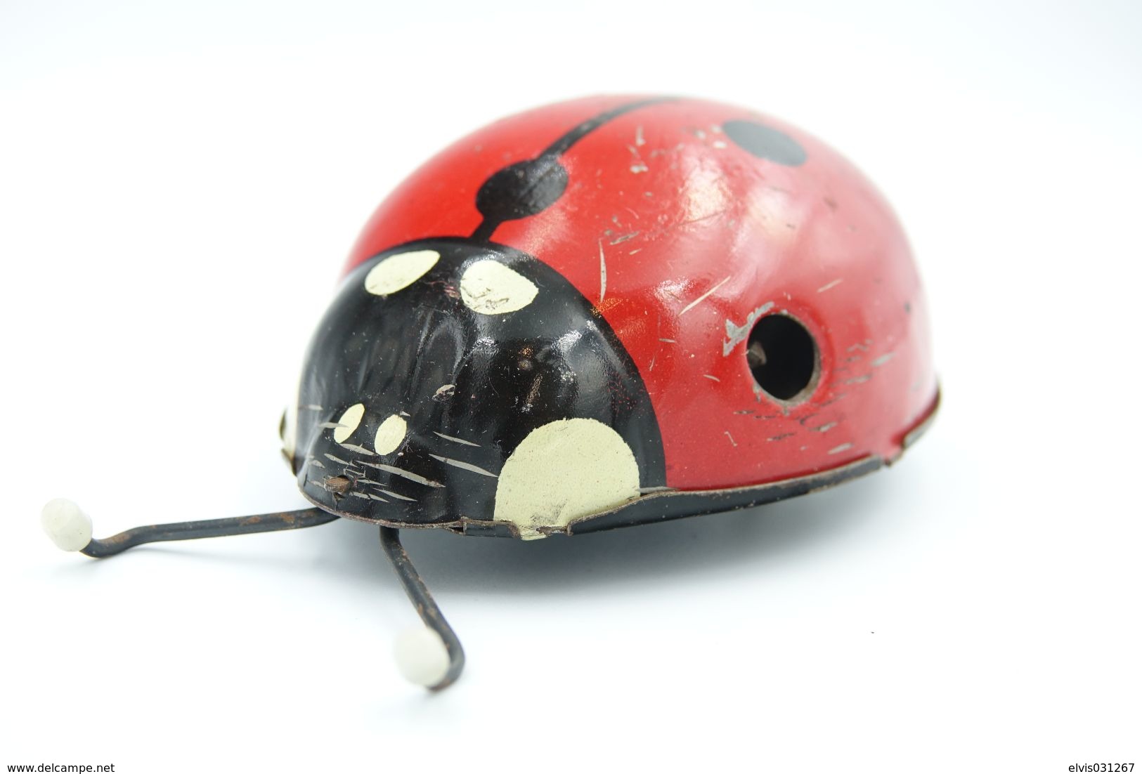 Vintage TIN TOY : Maker BERUSKA - LADYBUG - WITH BOX - 11 Cm - Czech Republic - 1950's - - Collectors Et Insolites - Toutes Marques