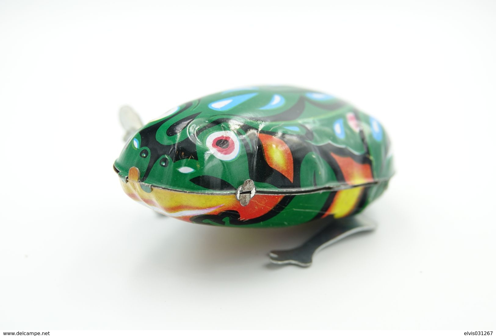 Vintage TIN TOY : Maker UNKNOWN - JUMPING FROG MS95  - 7.5 Cm - CHINA - 1960's - - Collectors E Strani - Tutte Marche