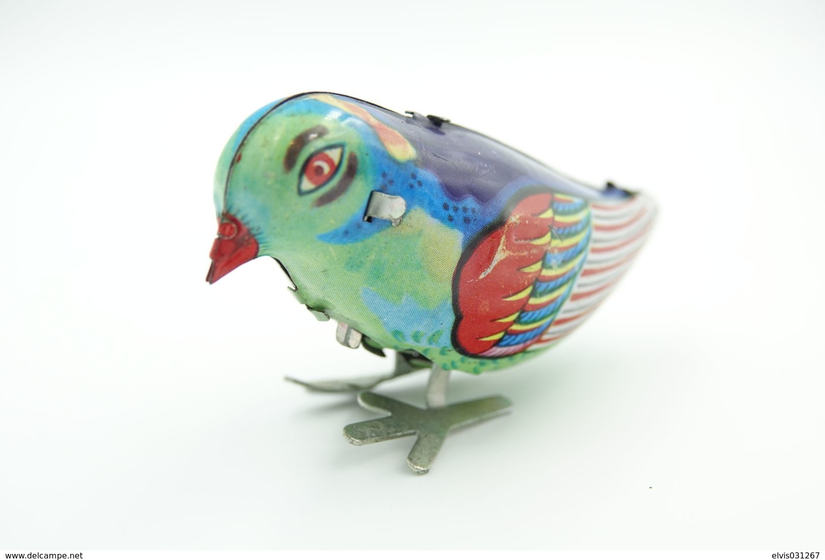 Vintage TIN TOY : Maker UNKNOWN - PECKING BIRD MS029  - 8 Cm - CHINA - 1960's - - Collectors Et Insolites - Toutes Marques