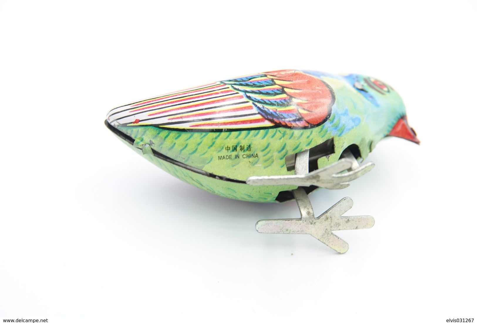 Vintage TIN TOY : Maker UNKNOWN - PECKING BIRD MS029  - 8 Cm - CHINA - 1960's - - Collectors Et Insolites - Toutes Marques