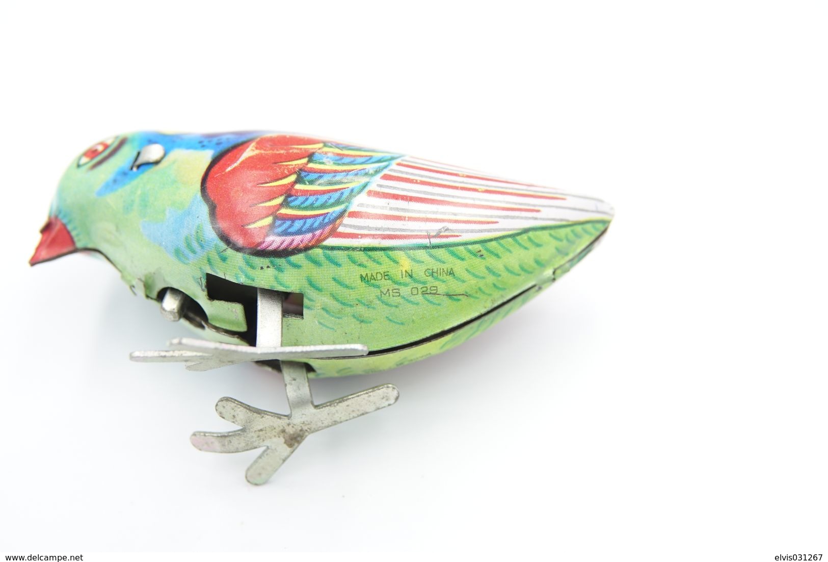 Vintage TIN TOY : Maker UNKNOWN - PECKING BIRD MS029  - 8 Cm - CHINA - 1960's - - Collectors & Unusuals - All Brands