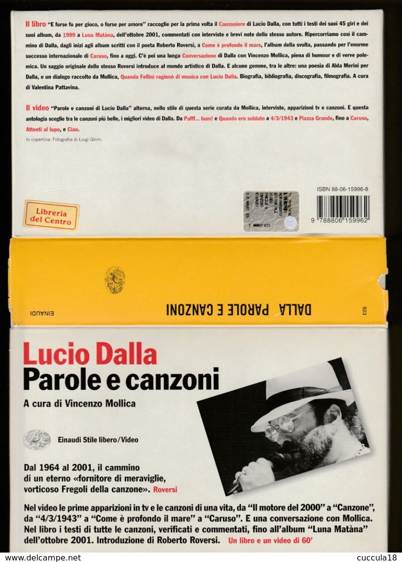 Dalla Lucio Parole E Canzoni - Cassettes Audio