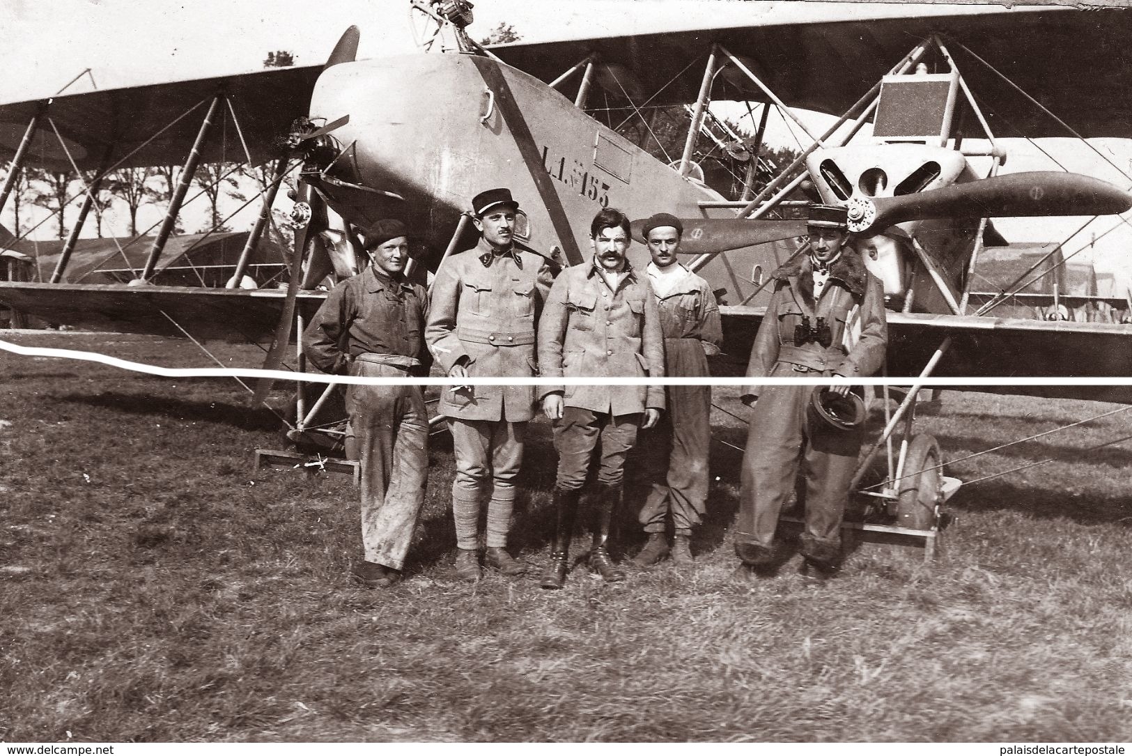 AEROPLANE ALENTOURS DE REIMS CHAMPAGNE (tirage Moderne D Prés Plaque Photo Anciennes ) - Flieger