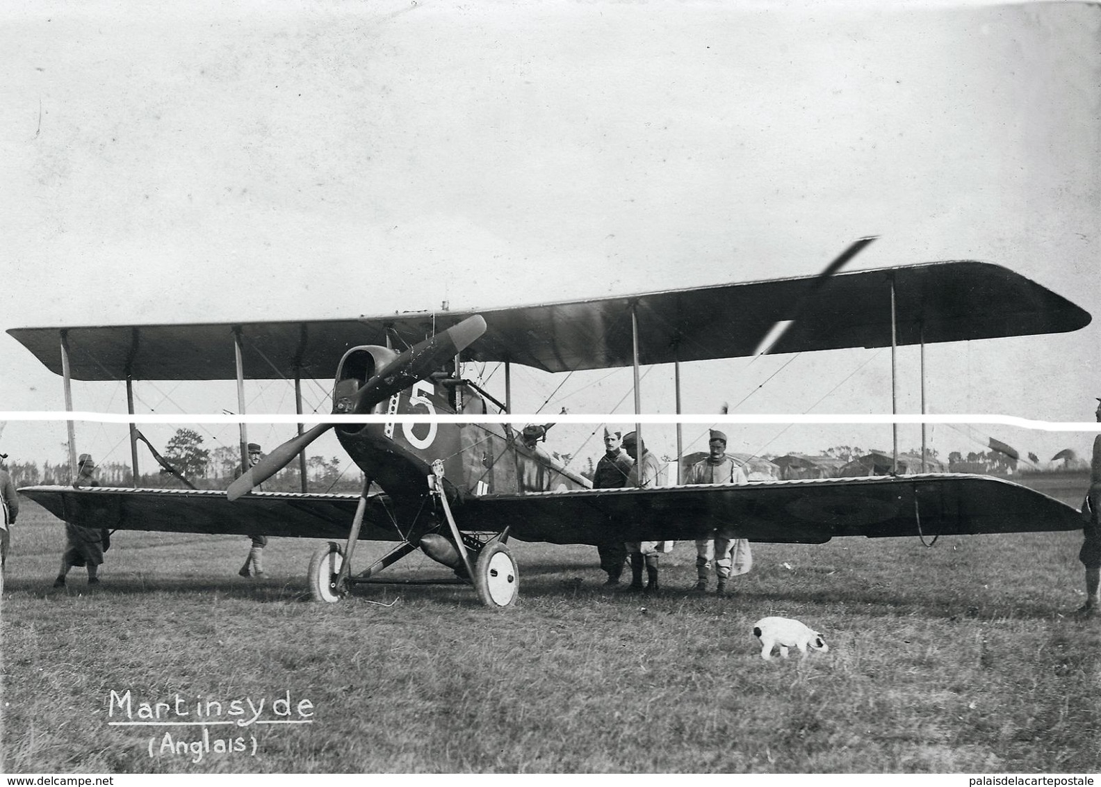 AEROPLANE ALENTOURS DE REIMS CHAMPAGNE (tirage Moderne D Prés Plaque Photo Anciennes ) - Flieger