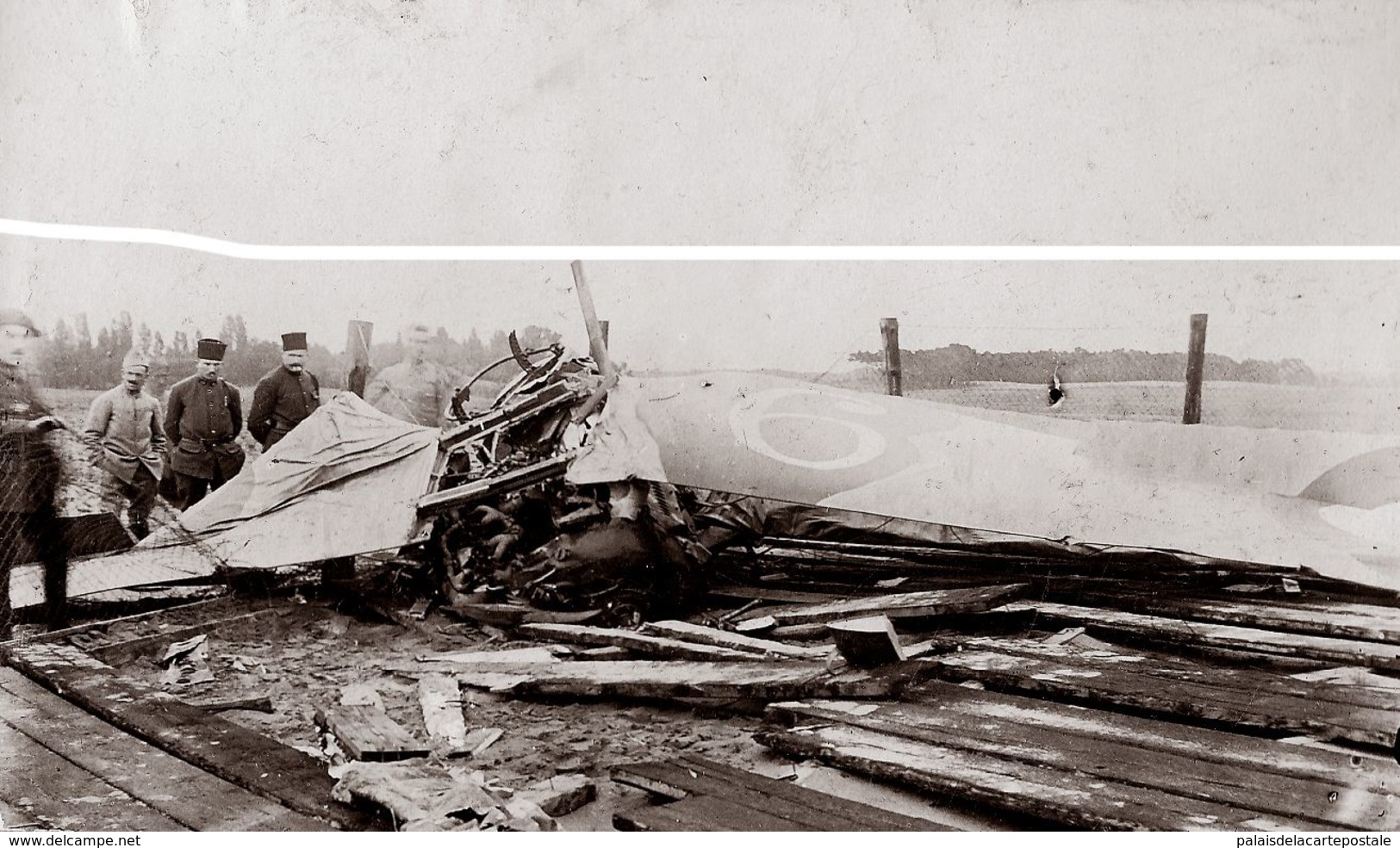 AEROPLANE ALENTOURS DE REIMS CHAMPAGNE (tirage Photo Moderne D Aprés Plaque Photo Anciennes ) - Aviateurs