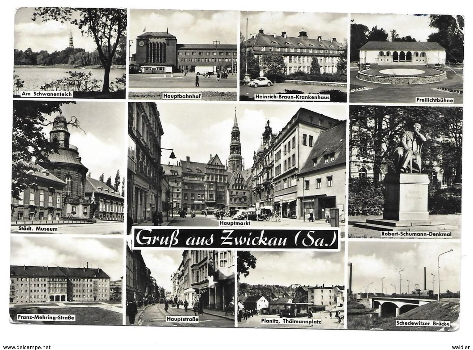 9500  ZWICKAU  MEHRBILD  1960 - Zwickau