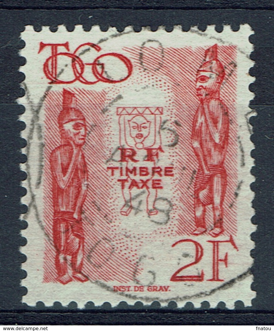 French Togo, 2f., Postage Due, 1947, VFU, Nice Postmark - Used Stamps