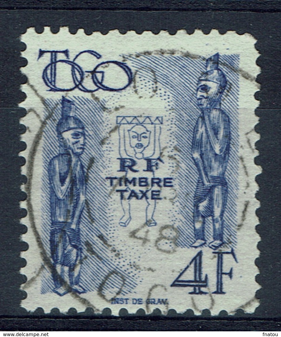 French Togo, 4f., Postage Due, 1947, VFU, Nice Postmark - Used Stamps