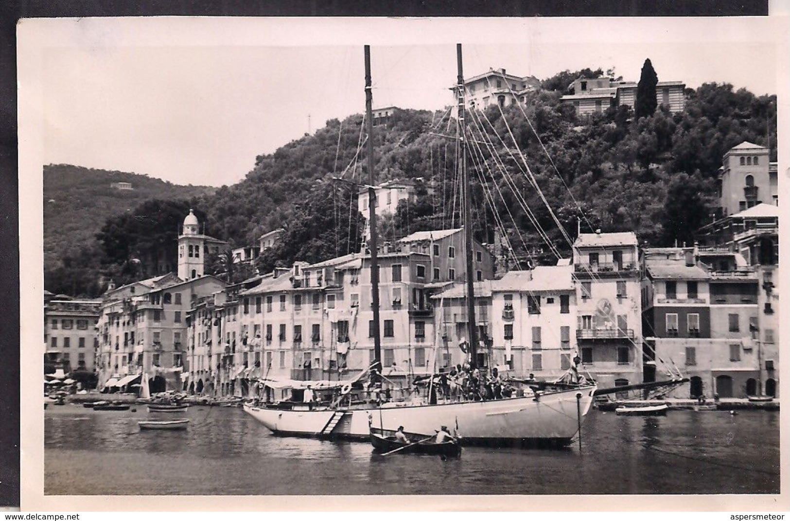 Italia - Genova - Portofino - Circa 1950 - Fotografia - 13,5 Cm X 8,5 Cm - Cygnus - Lieux