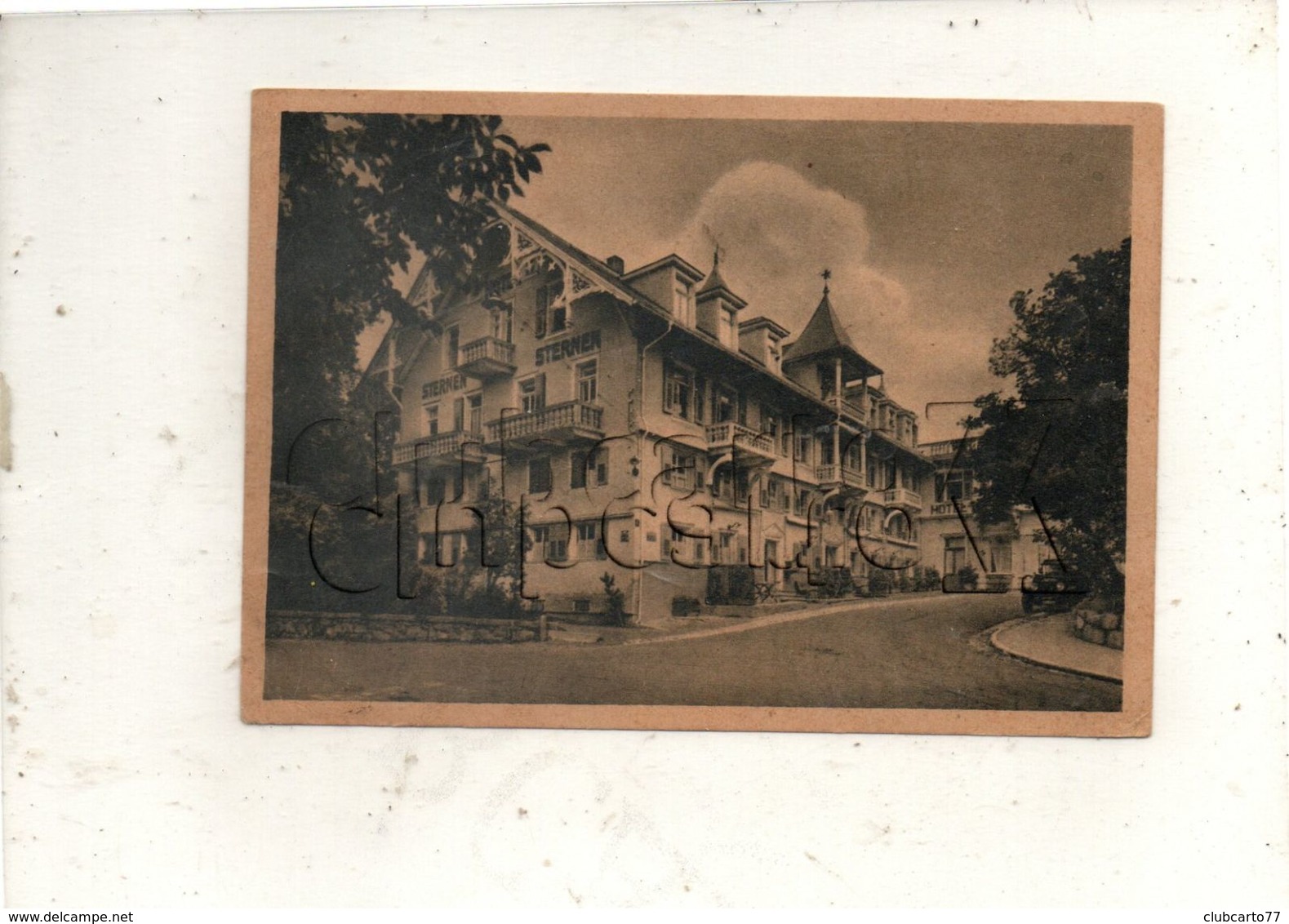 Schluchsee (Allemagne, Bade-Wurtemberg) : Hôtel Sternen  Im 1950 GF. - Schluchsee