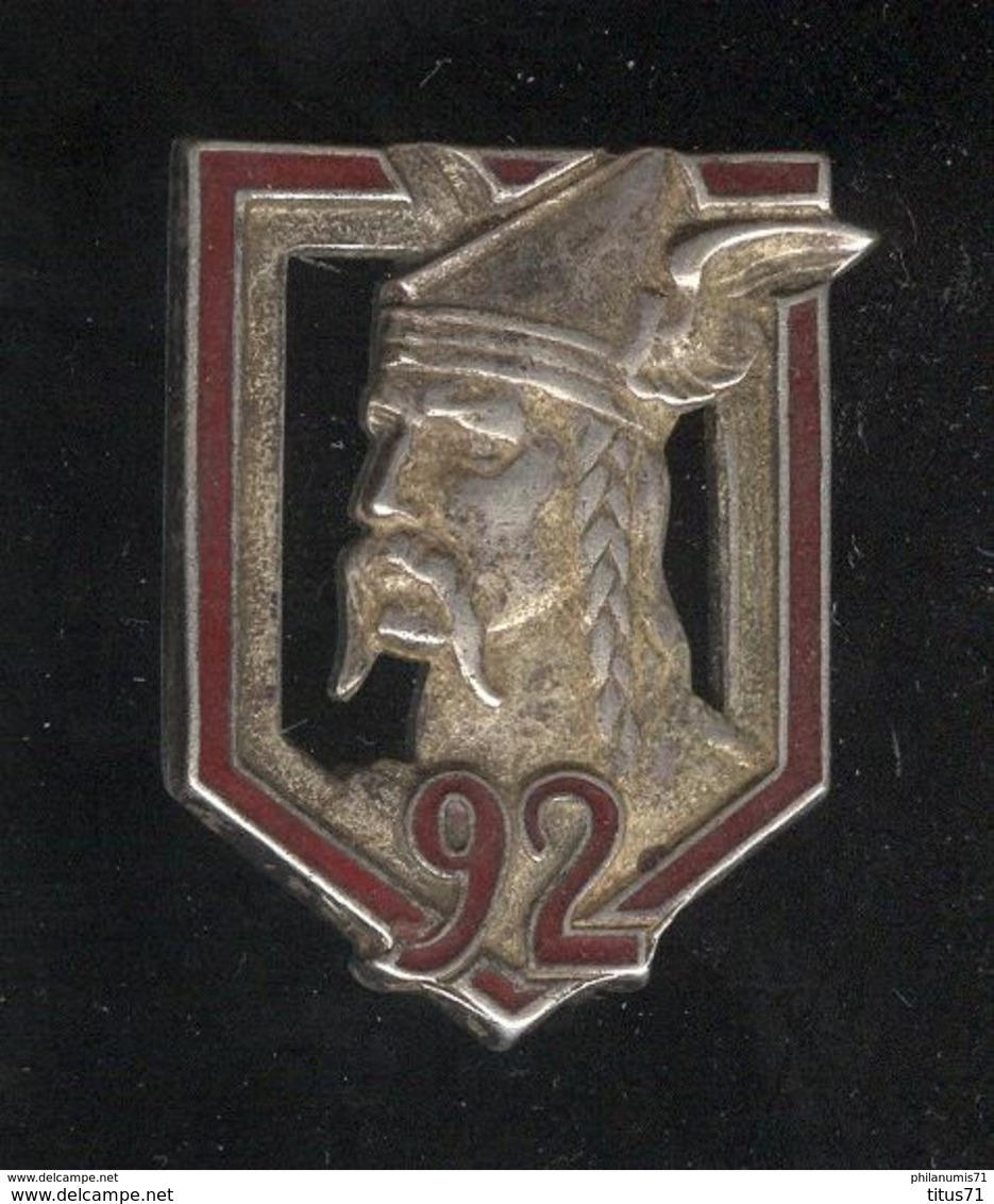 Insigne 92ème Régiment D'Infanterie - Drago Paris - Army