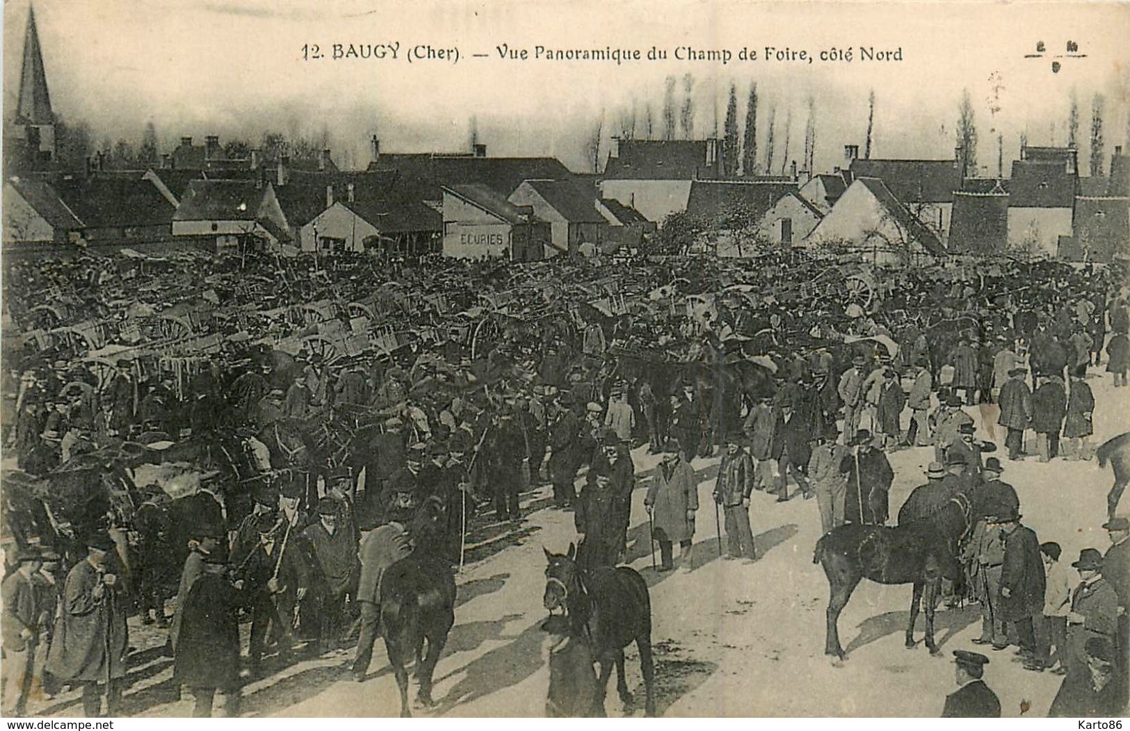 Baugy * Vue Panoramique Du Champ De Foire Côté Nord * Marché Aux Chevaux - Baugy