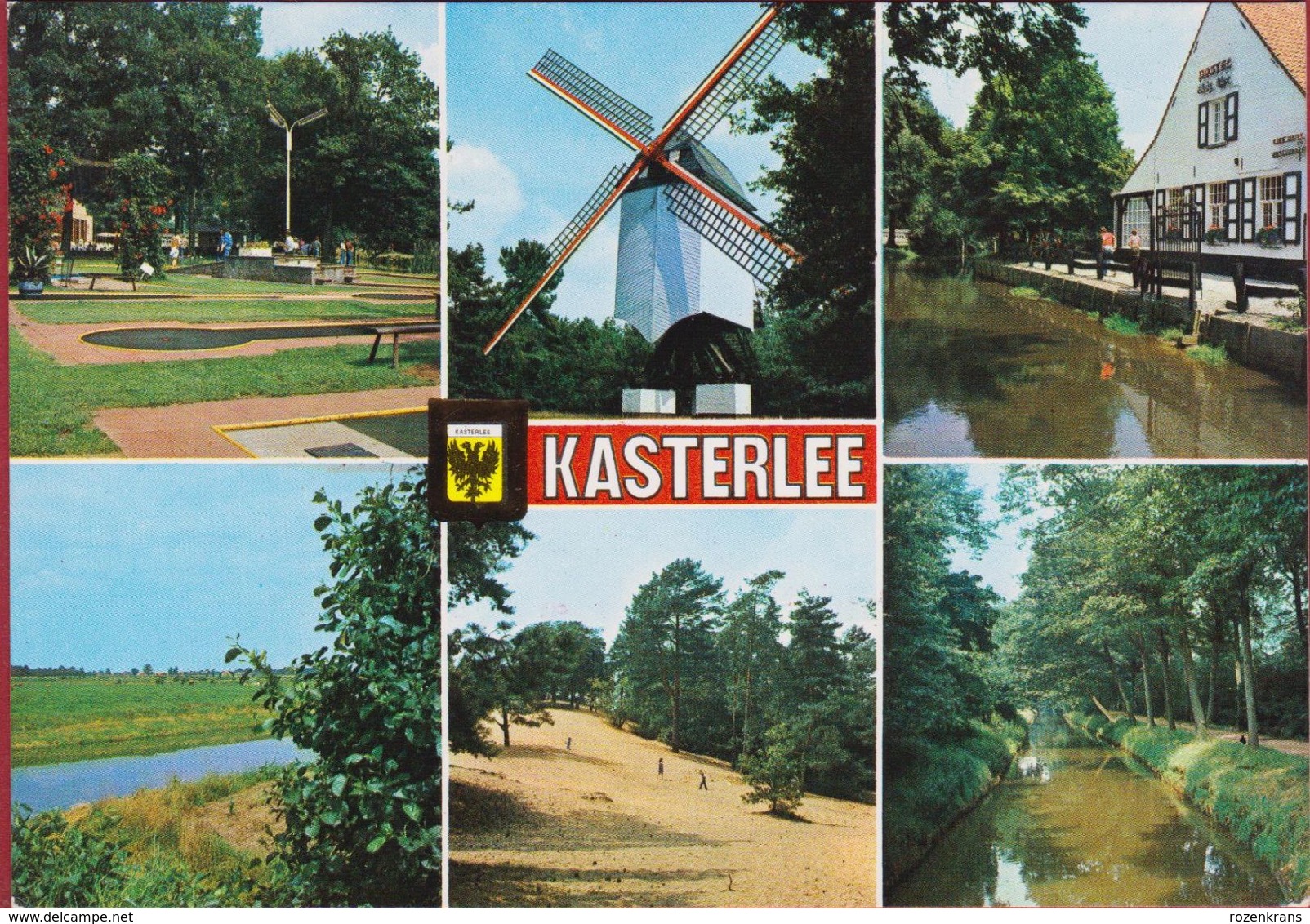 Kasterlee Groeten Uit JvdB-kaart Antwerpse Kempen Windmolen Moulin A Vent Windmill - Kasterlee