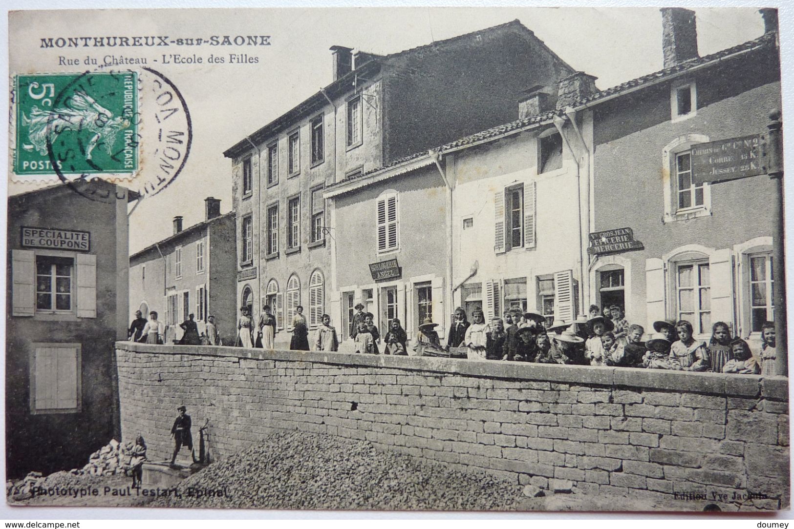 RUE DU CHÂTEAU - L'ÉCOLE DES FILLES - MONTHUREUX Sur SAONE - Monthureux Sur Saone