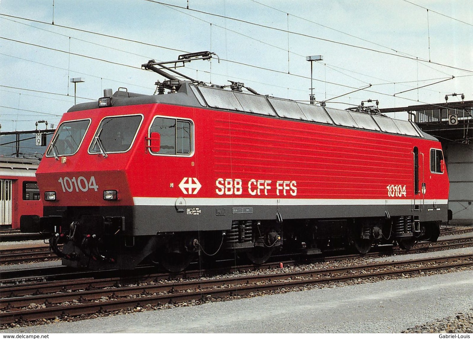 Schweizerische Bundesbahnen SBB-CFF-FFS -  Locomotive éléctrique Re 4/4 IV 10104 - Equipment