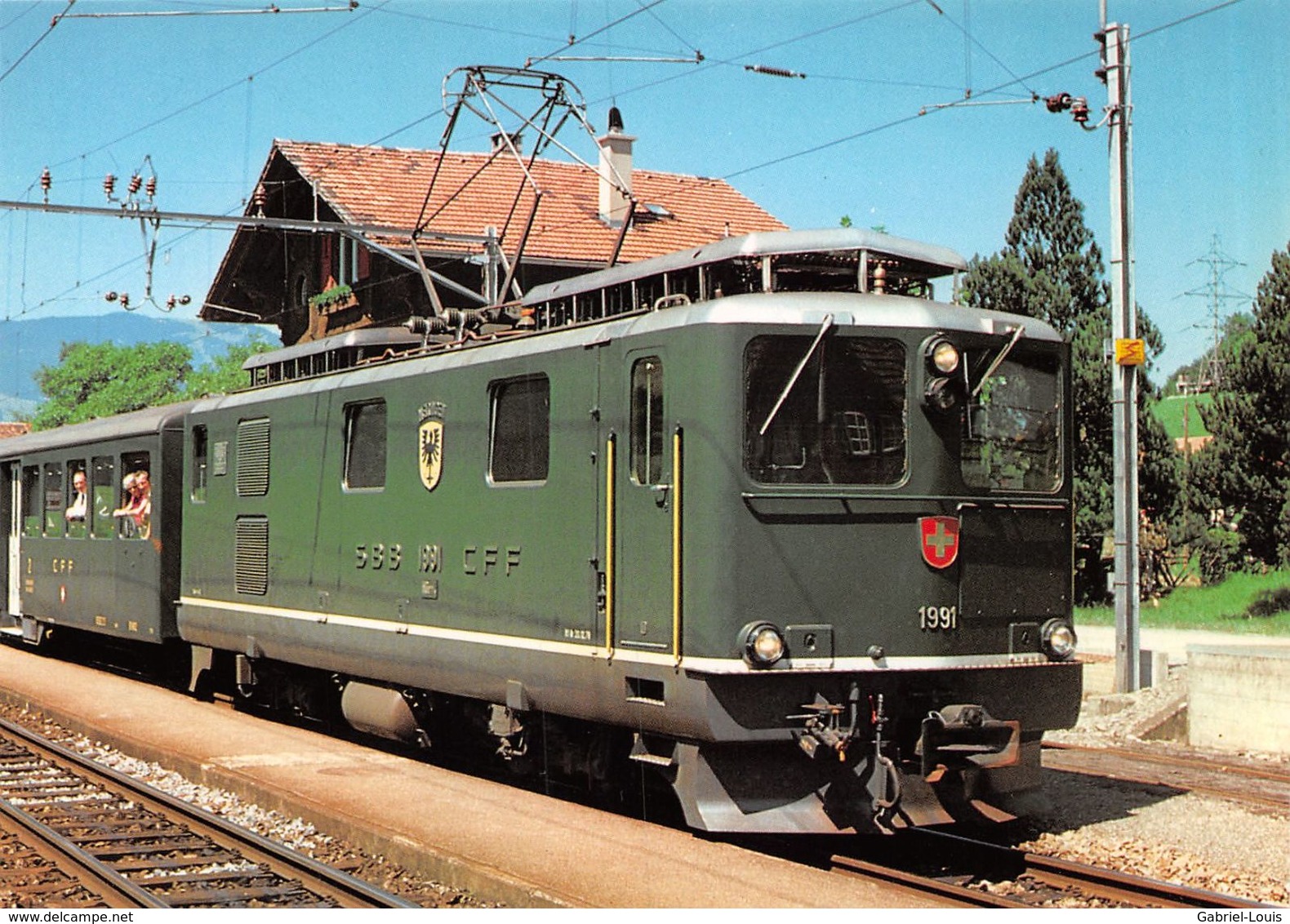 Schweizerische Bundesbahnen SBB-CFF-FFS -  Hge 4/4 1991 "Meiringen" Kaiserstuhl - Kaiserstuhl