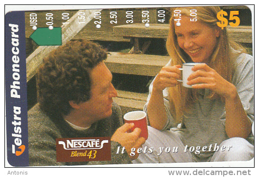 AUSTRALIA - Nescafe Blend 43/Stairs, Used - Australie