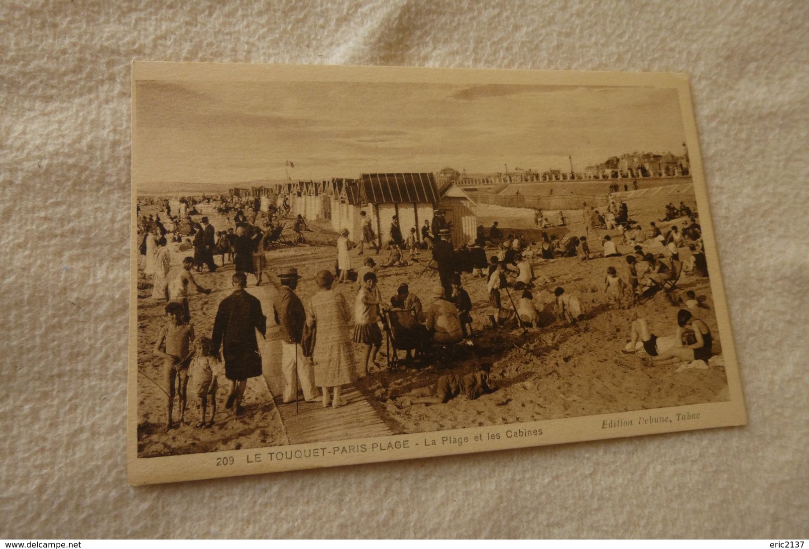 LA PLAGE ET LES CABINES - Le Touquet