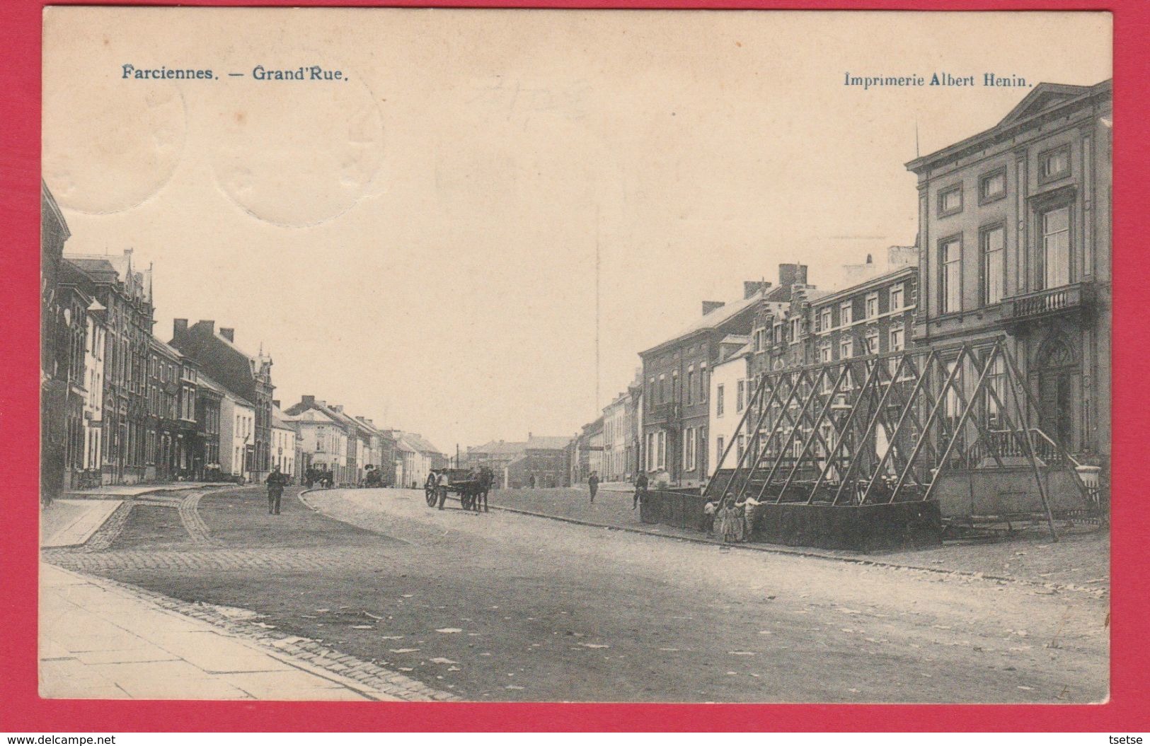 Farciennes - Grand'Rue - 1906 ( Voir Verso ) - Farciennes