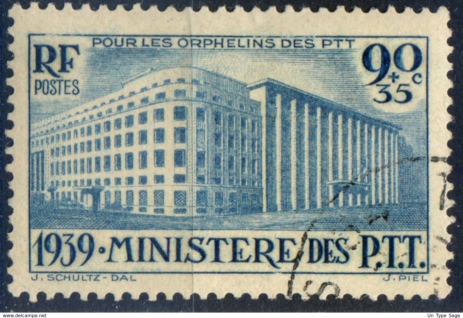 France N°424 - Pour Les Orphelins Des PTT - Oblitéré - (F601) - Used Stamps