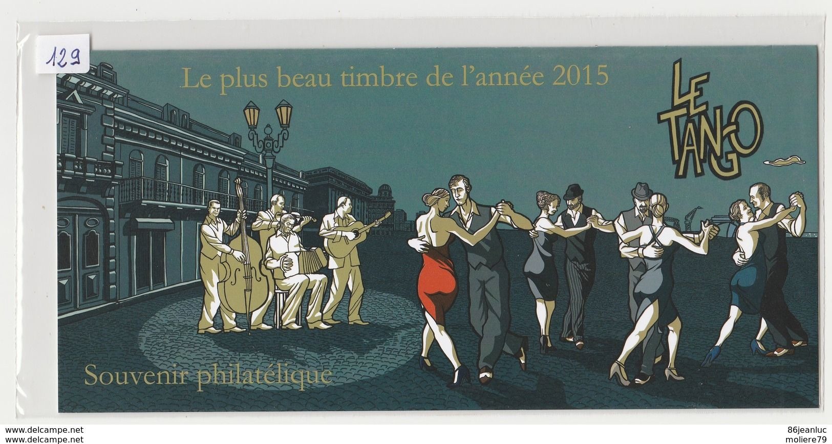 France Bloc Souvenir N° 129 Le Tango  ,sous Blister - Souvenir Blocks