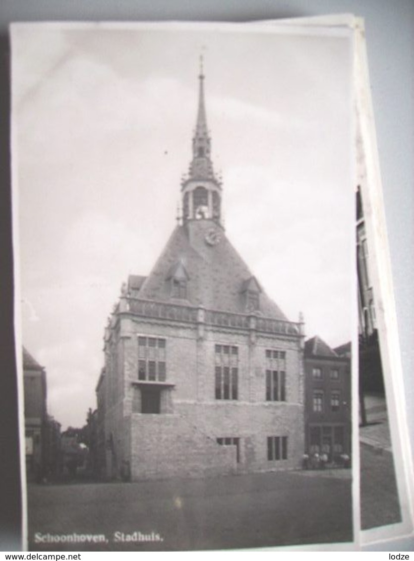 Nederland Holland Pays Bas Schoonhoven Met Oud Stadhuis - Schoonhoven