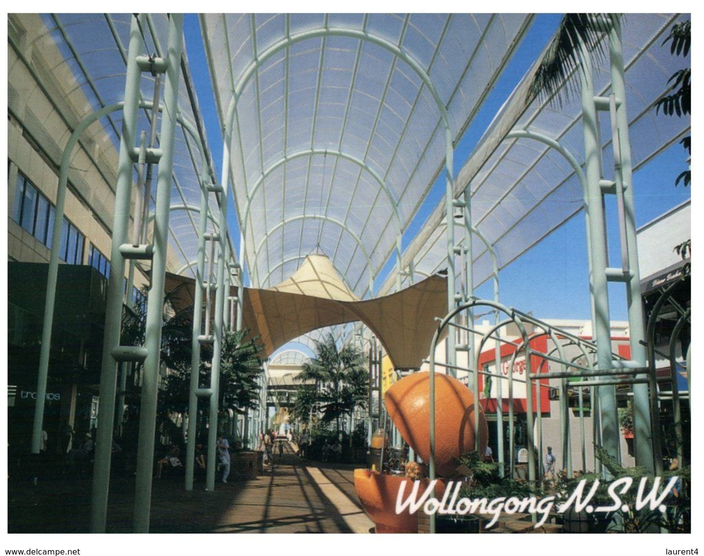 (A 38) Australia - NSW - Wollongong Mall (with Stamp) - Wollongong