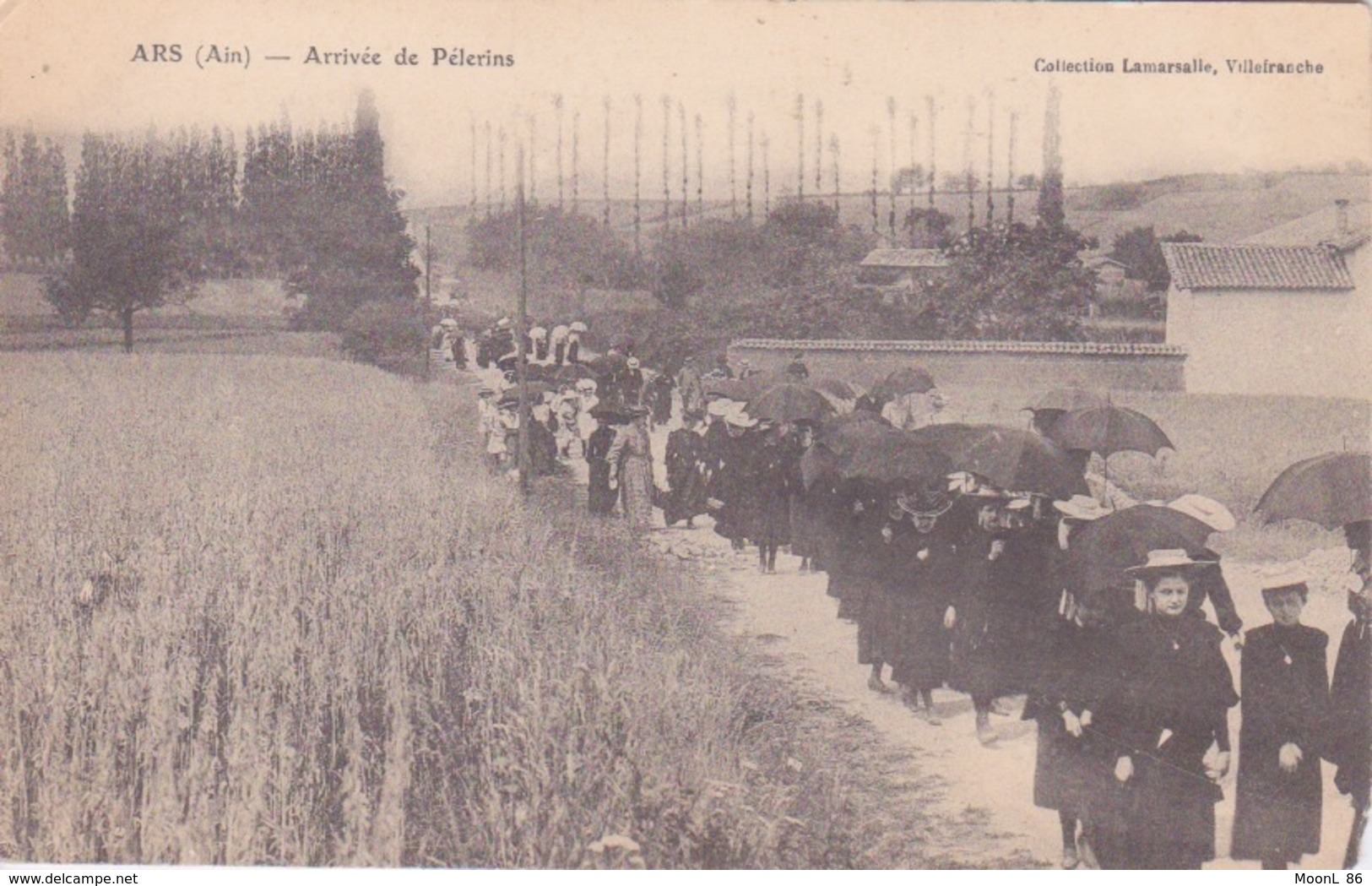 01 - ARS - AIN - ARRIVEE DE PELERINS - - Ars-sur-Formans