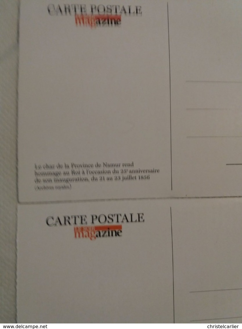 (F3) Lot de 31 Cartes Postales concernant la Famille Royale Belge Editions "Le Soir Magazine"