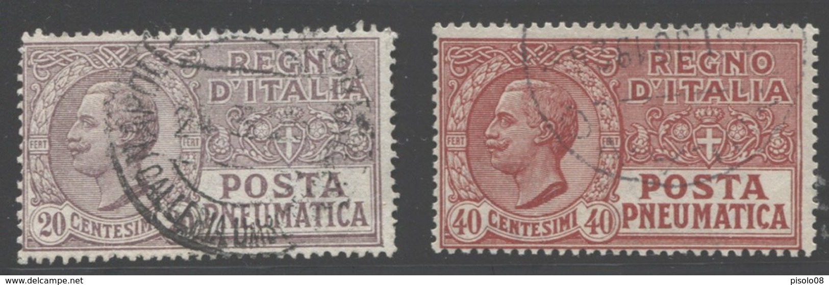 REGNO 1925  POSTA PNEUMATICA  USATA - Pneumatische Post