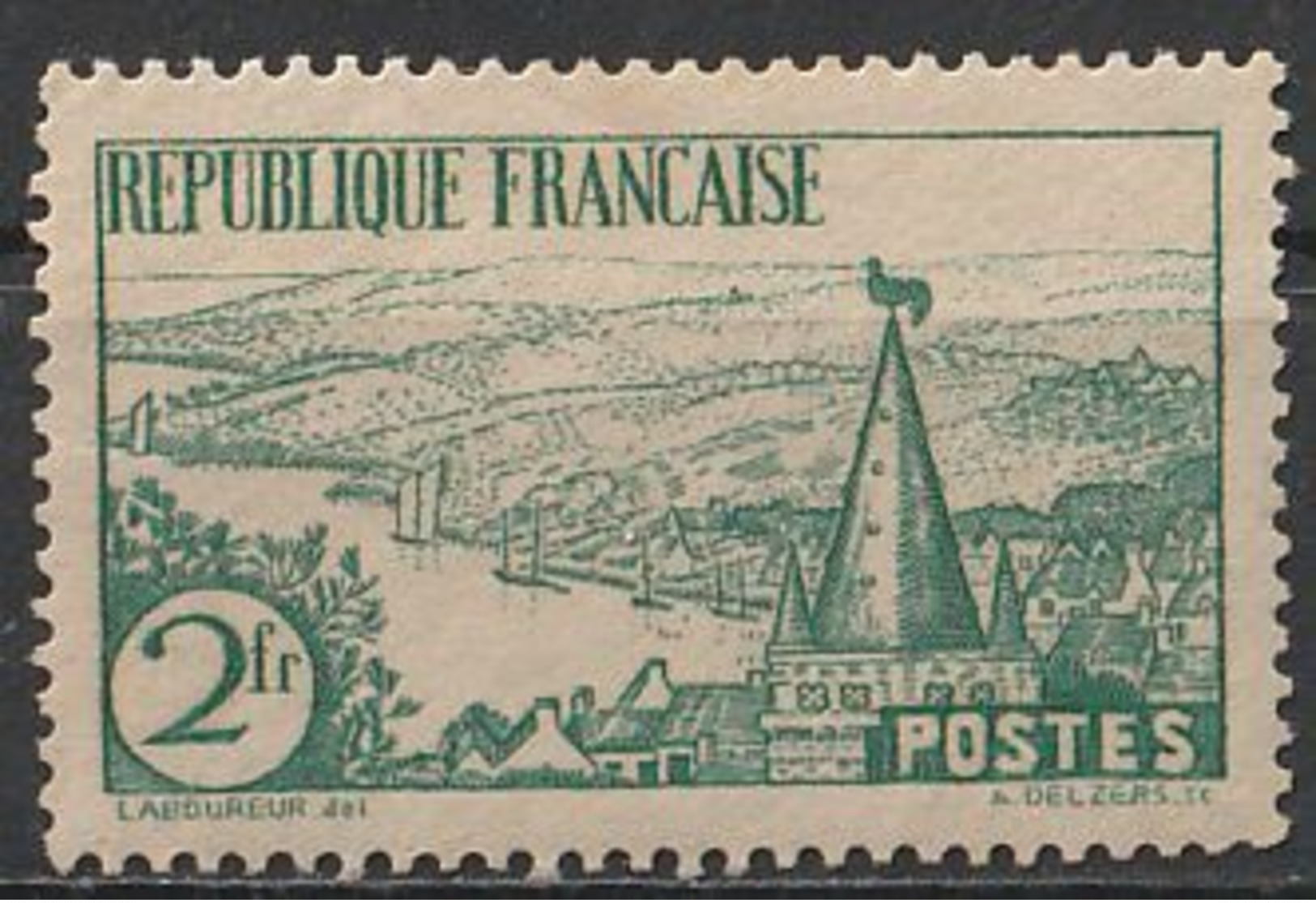 Timbre France  Rivière Bretonne N° Yvert 301 De 1935 Neuf ** Cote 85 € - Unused Stamps