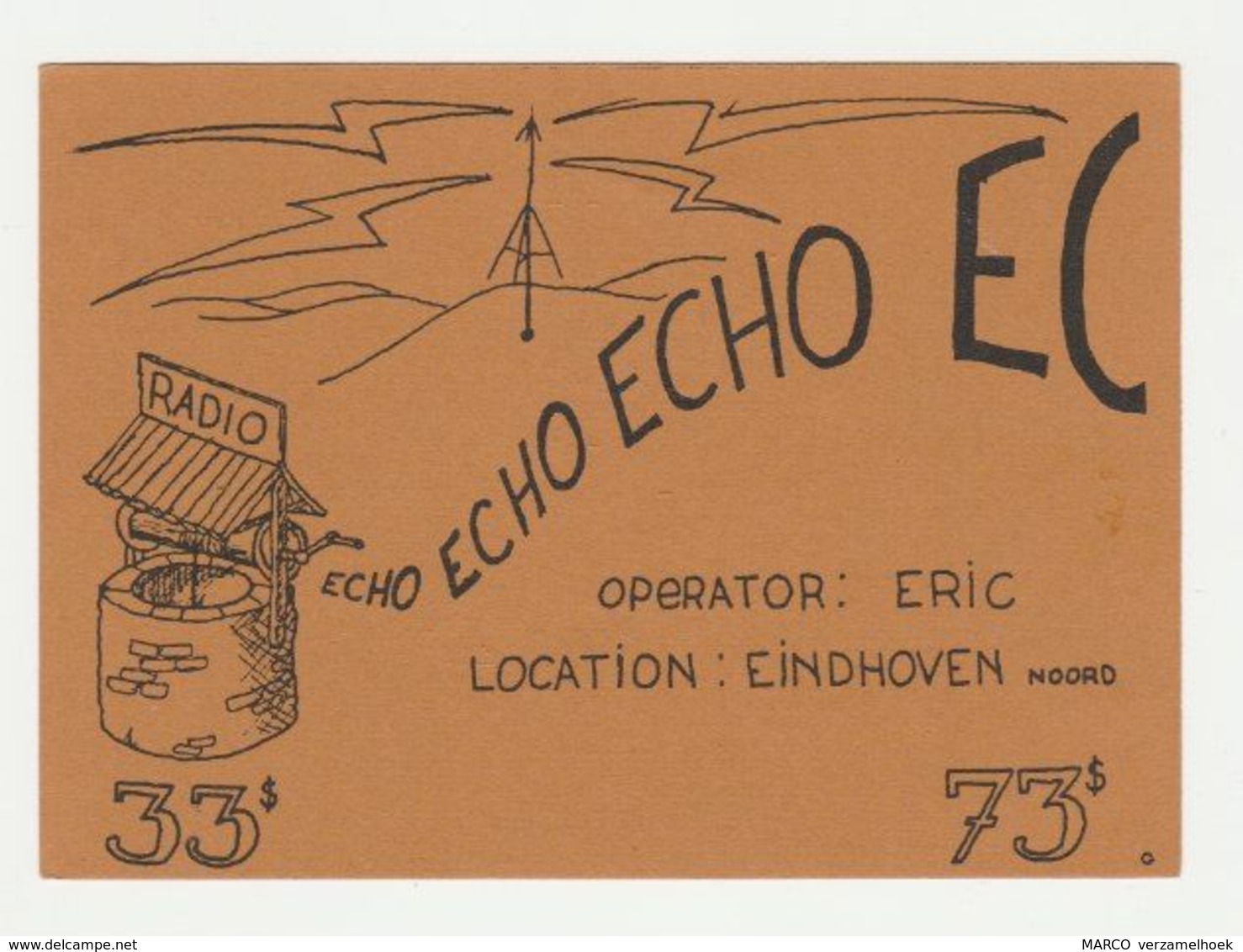 QSL Card 27MC Echo Eindhoven (NL) - CB