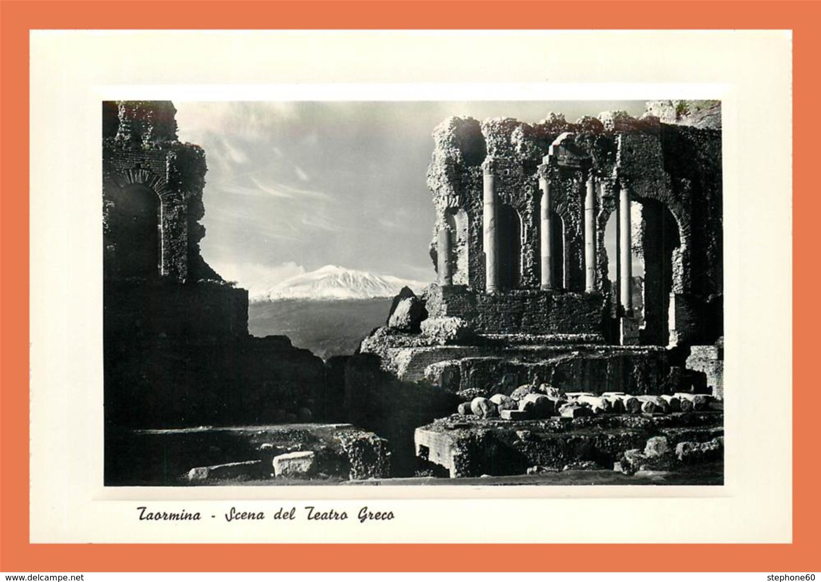 A625 / 113 Italie TAORMINA Scena Del Teatro Greco - Autres & Non Classés