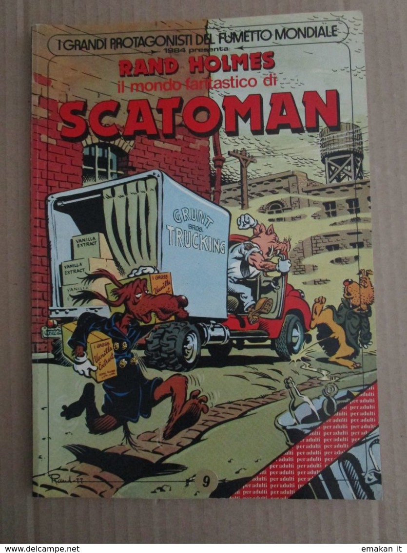 RAND HOLMES - SCATOMAN - I PROTAGONISTI DEL FUMETTO MONDIALE   - OTTIMO - Other & Unclassified