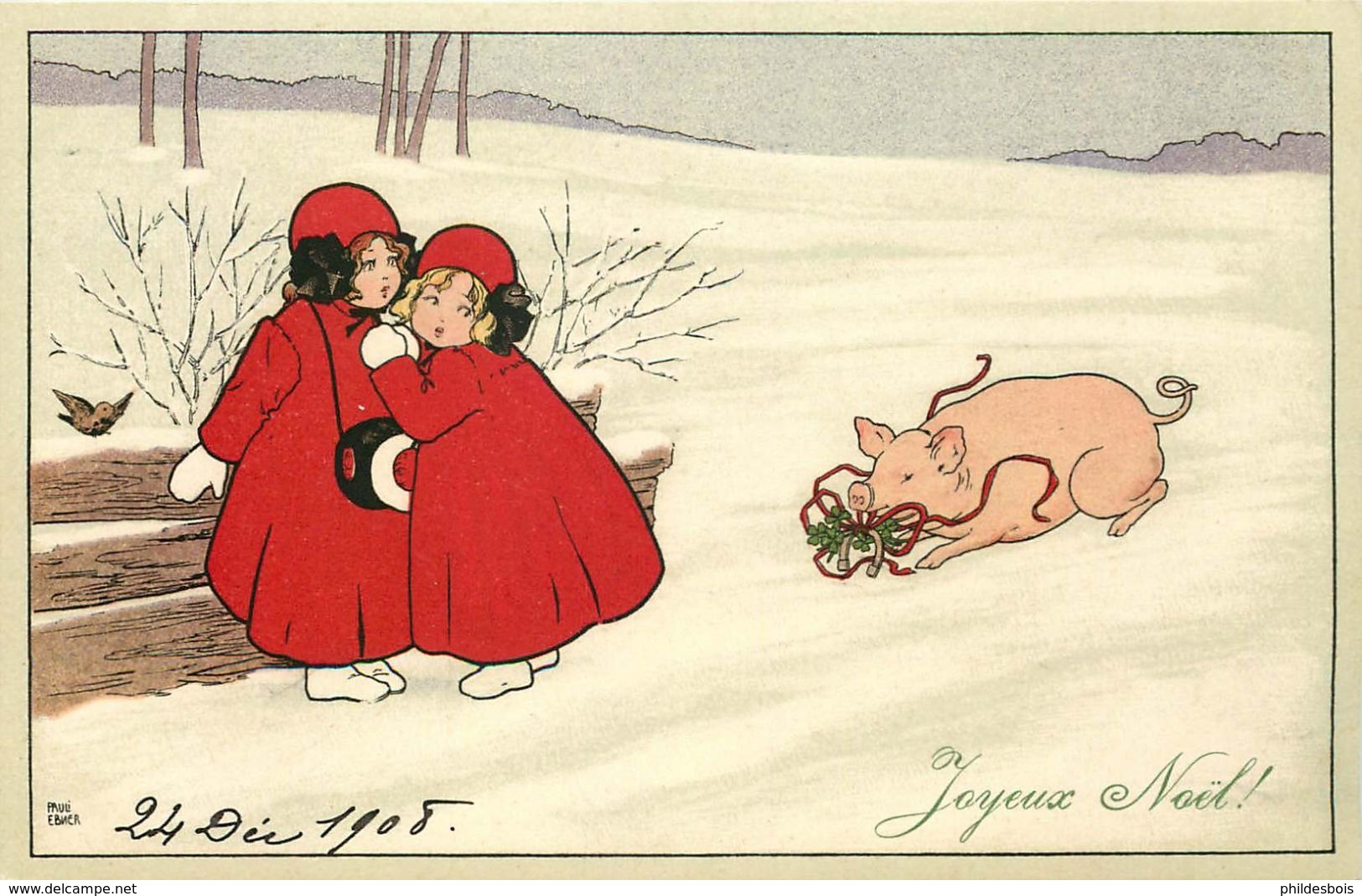 ILLUSTRATEUR  PAULI EBNER  M.M VIENNE   Joyeux Noel - Ebner, Pauli